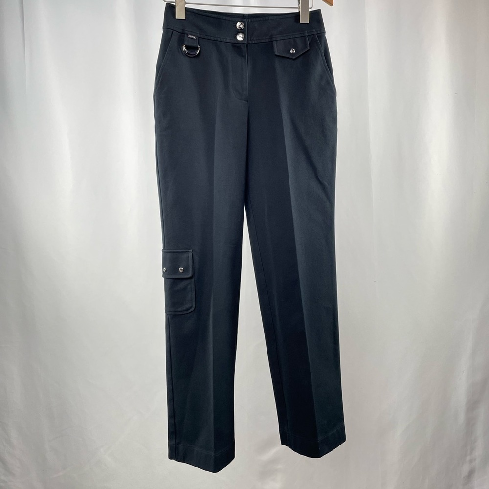St John Sport Straight Leg Trouser Pants in Navy Blue Size 4‎
